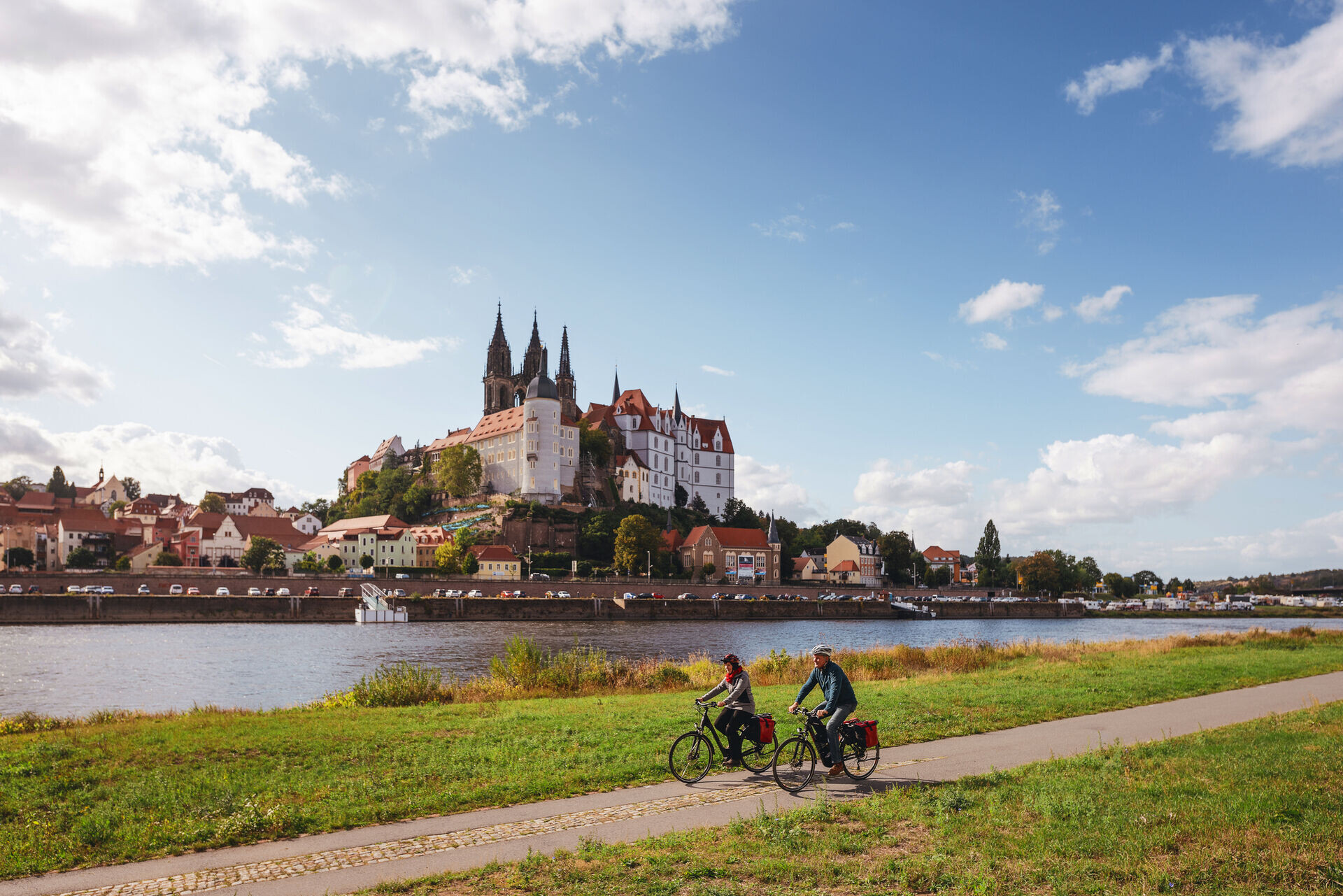 Radtour entlang der Elbe