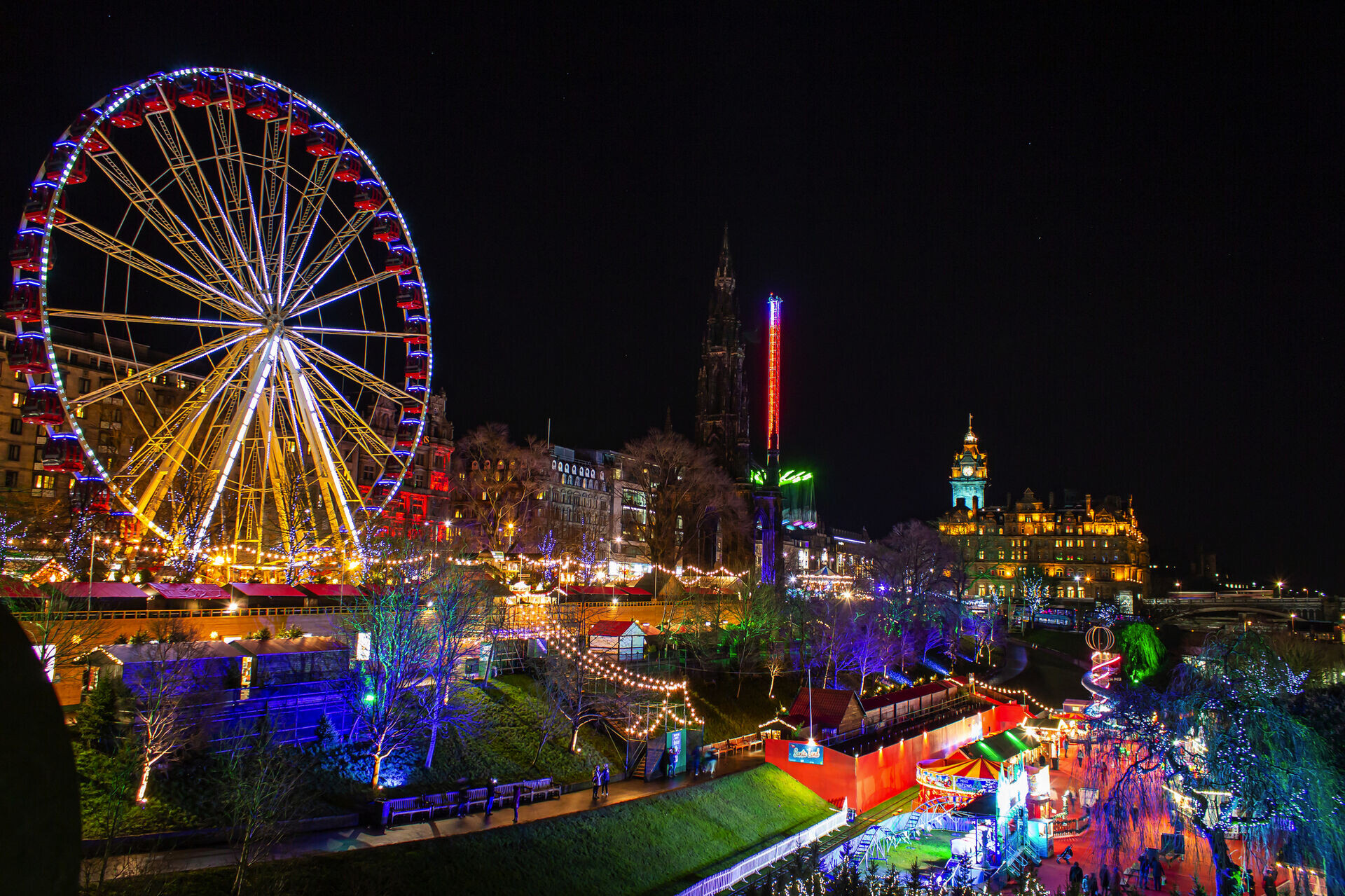 Edinburgh im Lichterglanz